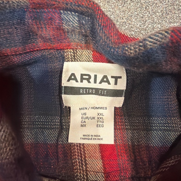 Men’s Ariat Shirt Jacket XXL - Picture 2 of 3
